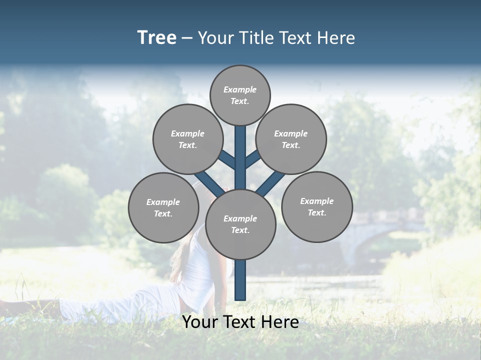 Balance Smiling Meditate PowerPoint Template