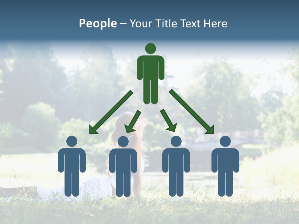 Balance Smiling Meditate PowerPoint Template