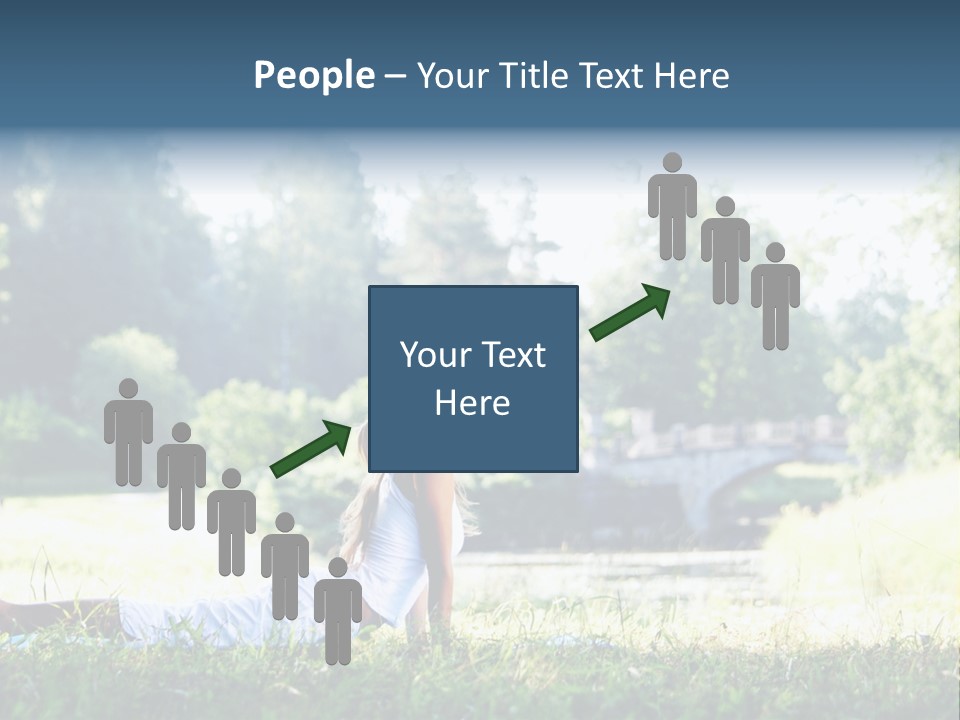 Balance Smiling Meditate PowerPoint Template