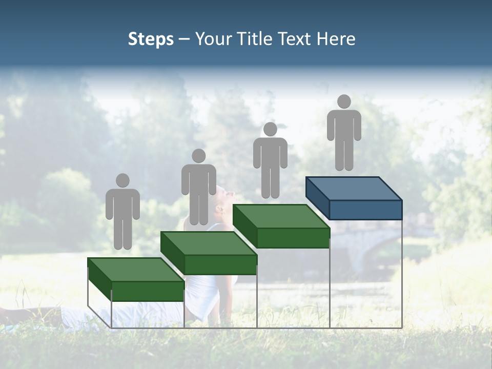 Balance Smiling Meditate PowerPoint Template