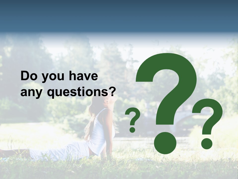 Balance Smiling Meditate PowerPoint Template