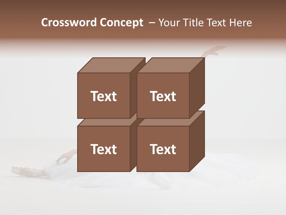 Female Young Exercise PowerPoint Template