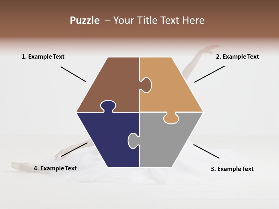 Female Young Exercise PowerPoint Template