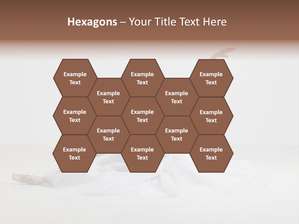 Female Young Exercise PowerPoint Template