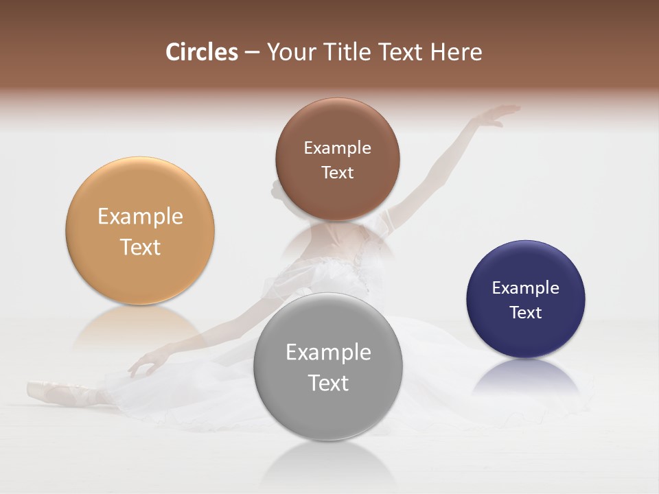 Female Young Exercise PowerPoint Template