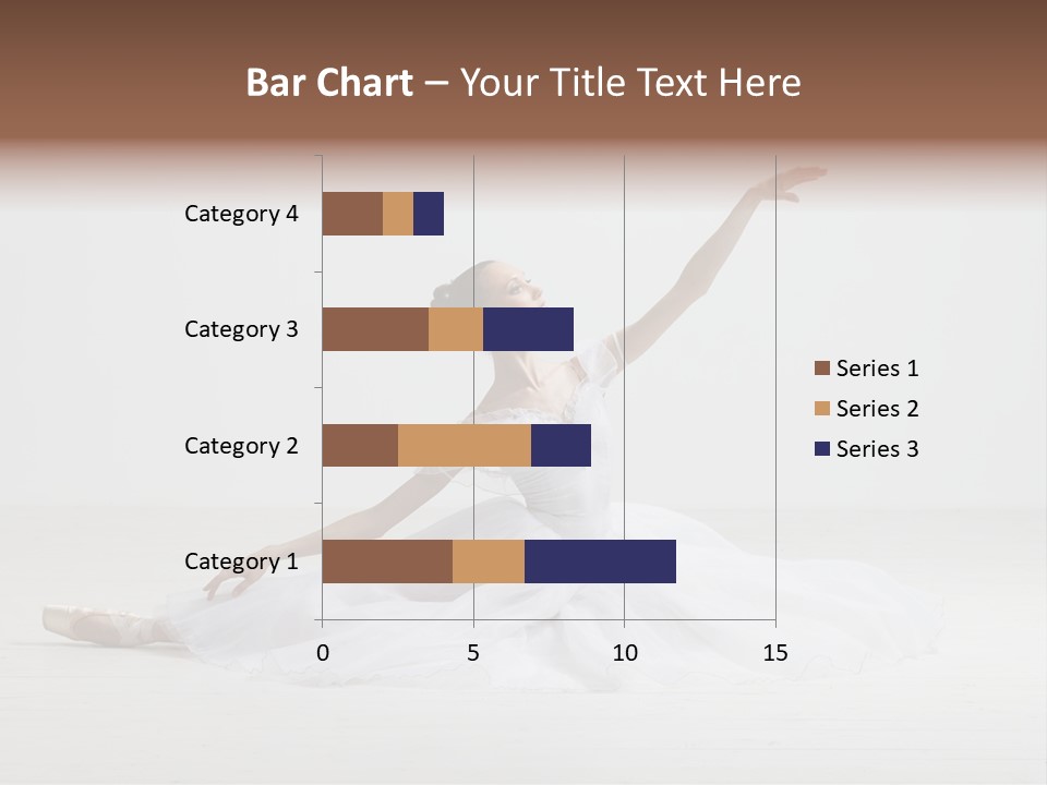 Female Young Exercise PowerPoint Template