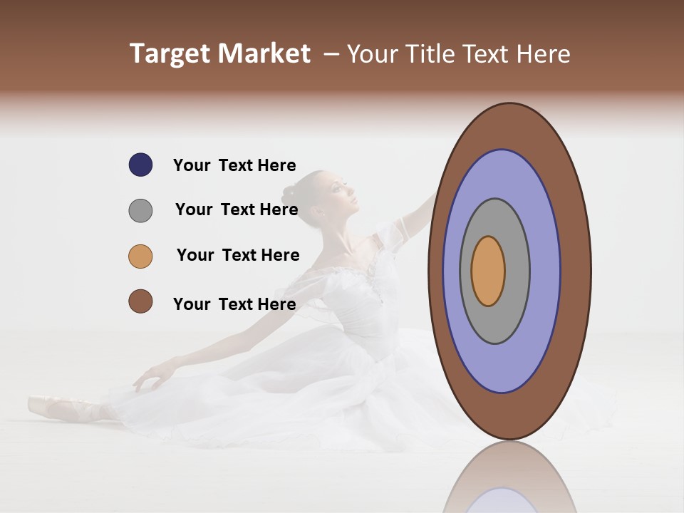 Female Young Exercise PowerPoint Template