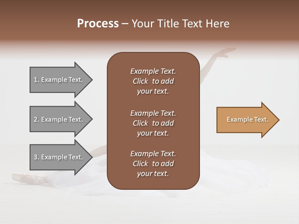 Female Young Exercise PowerPoint Template
