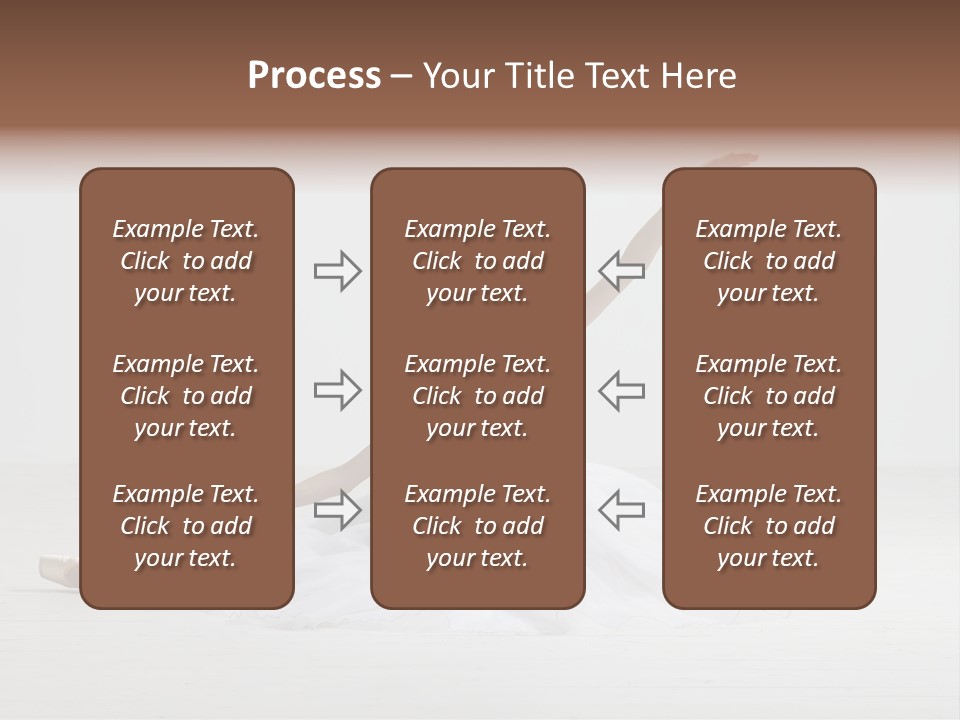 Female Young Exercise PowerPoint Template