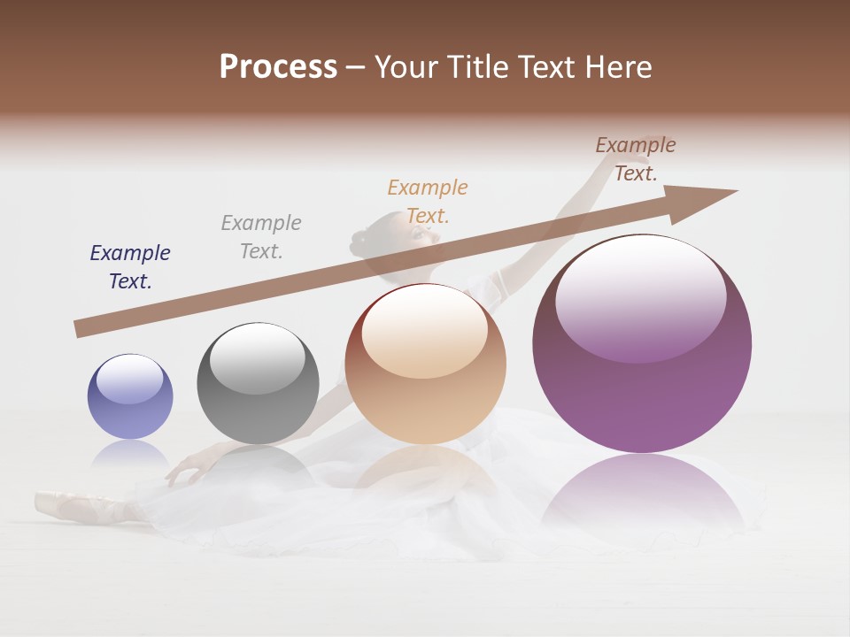 Female Young Exercise PowerPoint Template