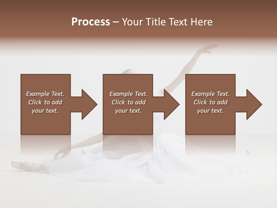 Female Young Exercise PowerPoint Template