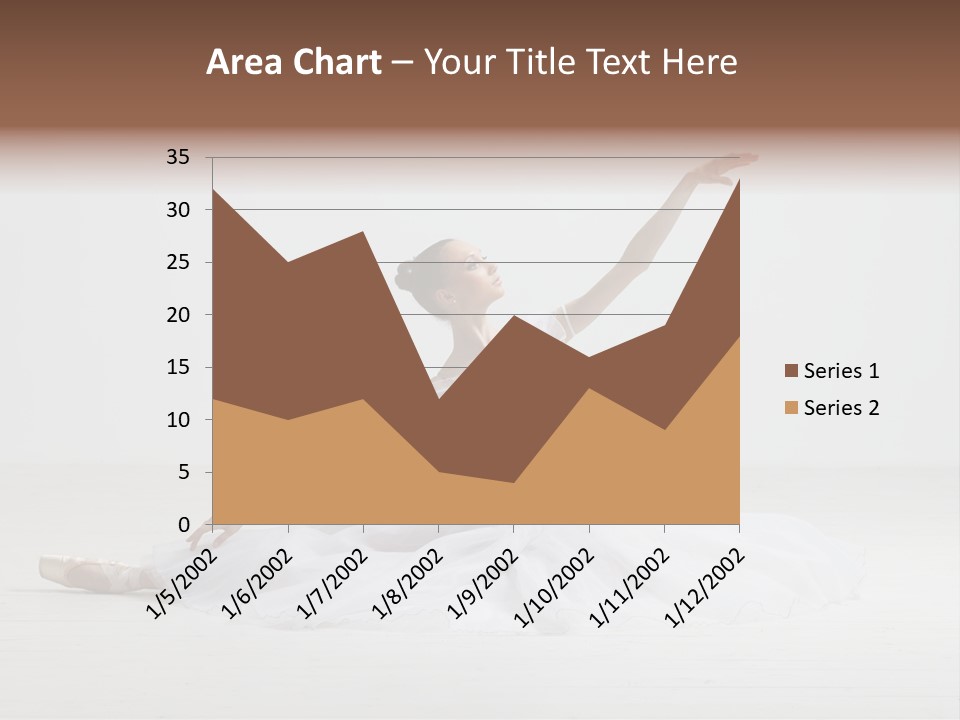Female Young Exercise PowerPoint Template