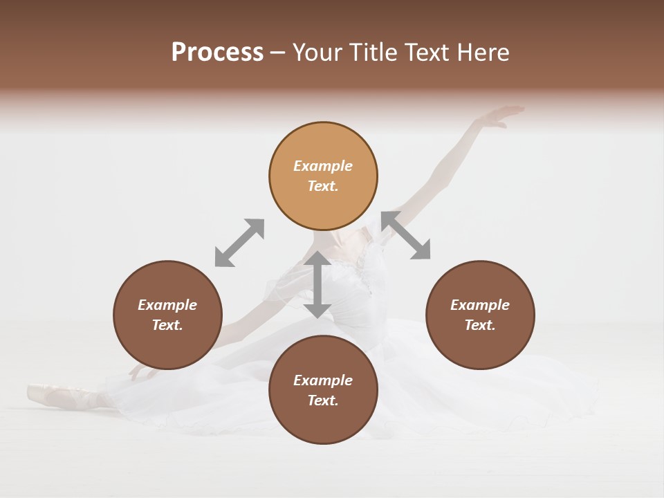 Female Young Exercise PowerPoint Template