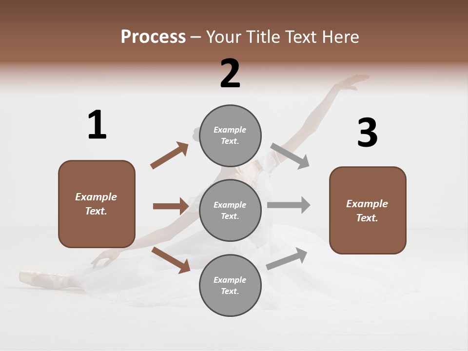 Female Young Exercise PowerPoint Template