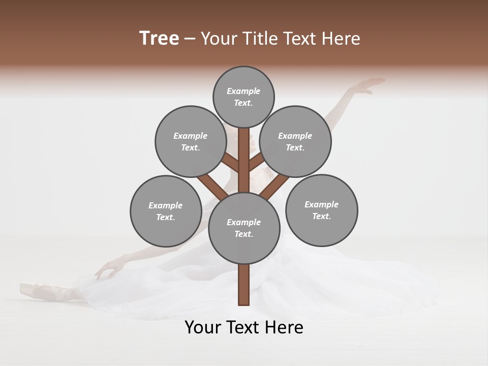 Female Young Exercise PowerPoint Template