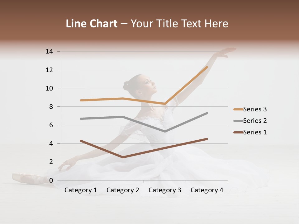 Female Young Exercise PowerPoint Template