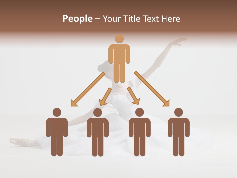 Female Young Exercise PowerPoint Template