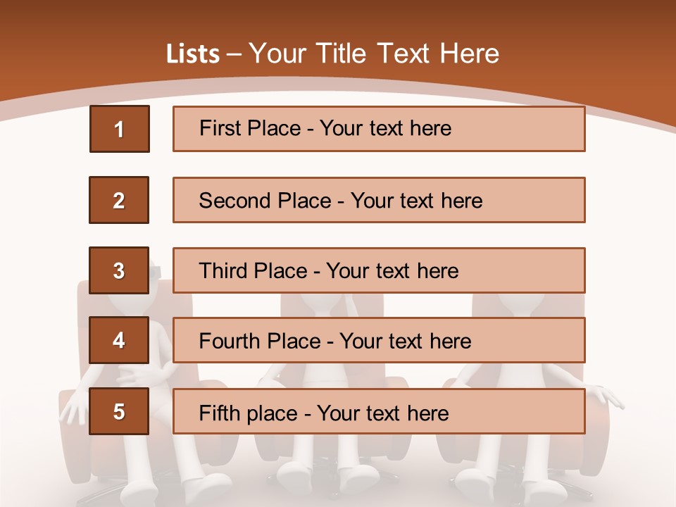 Show Lifestyle Chairs PowerPoint Template