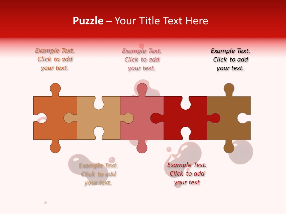 Bloodstains Vibrant Blood PowerPoint Template