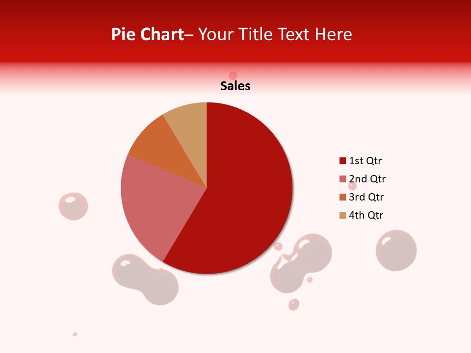 Bloodstains Vibrant Blood PowerPoint Template