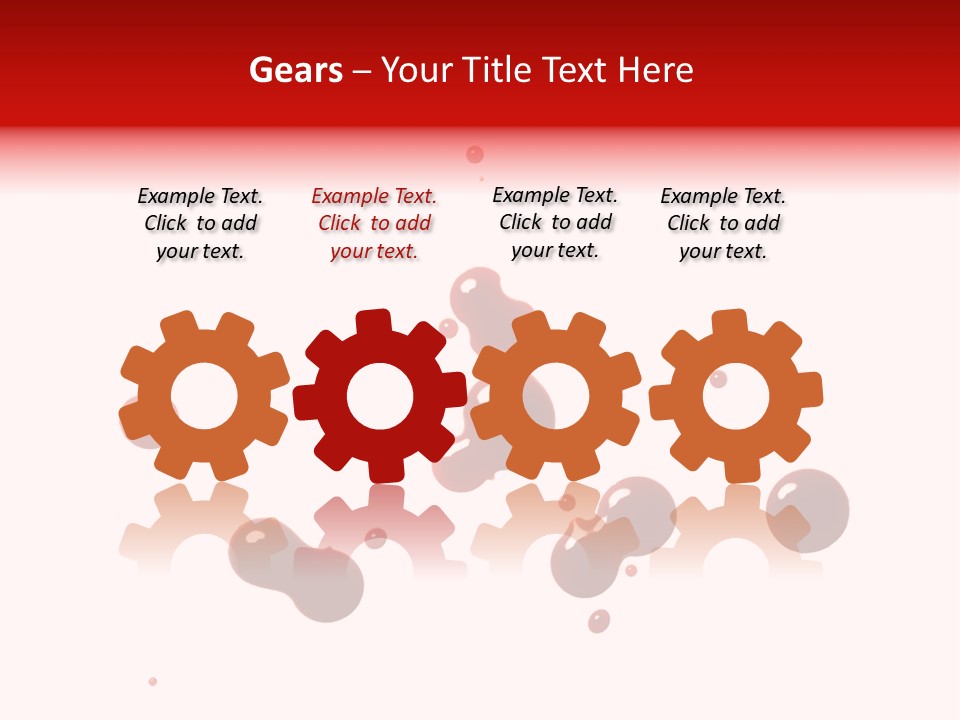 Bloodstains Vibrant Blood PowerPoint Template