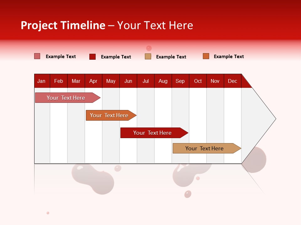 Bloodstains Vibrant Blood PowerPoint Template