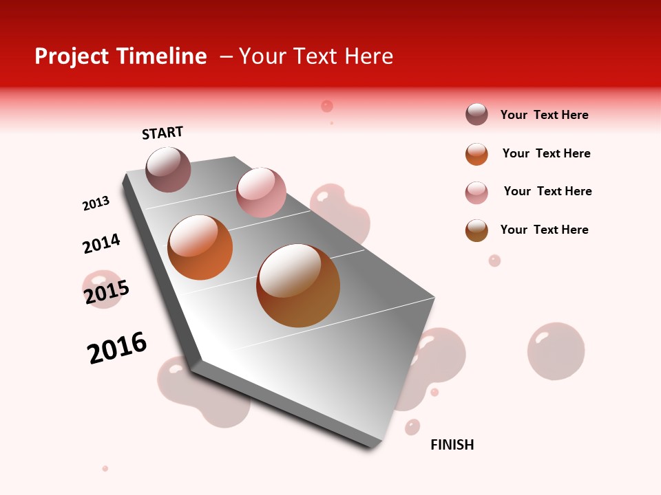 Bloodstains Vibrant Blood PowerPoint Template