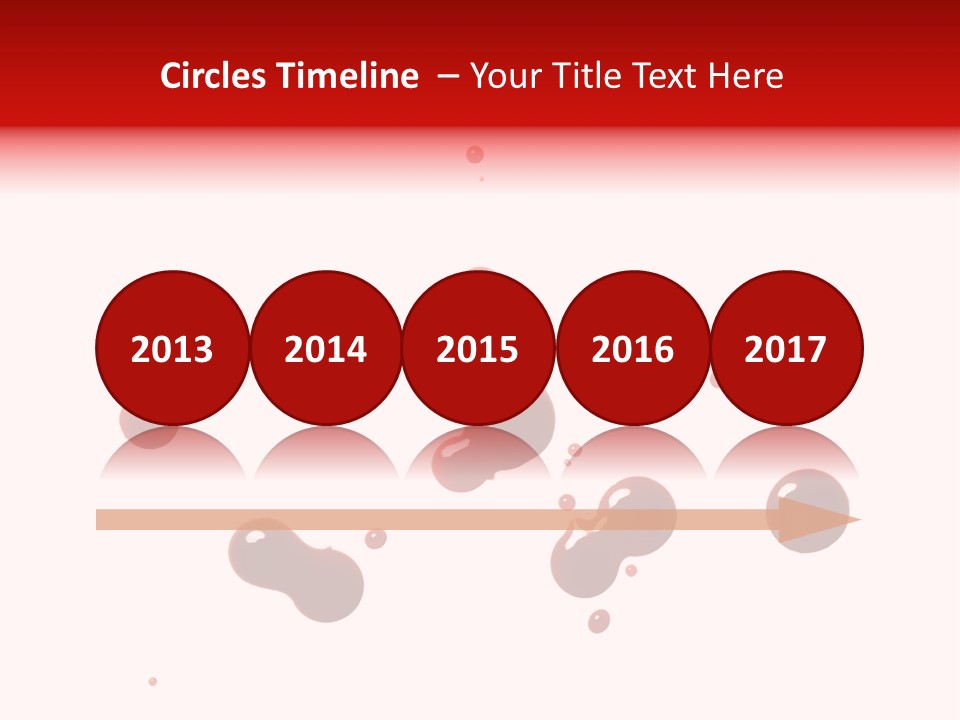 Bloodstains Vibrant Blood PowerPoint Template