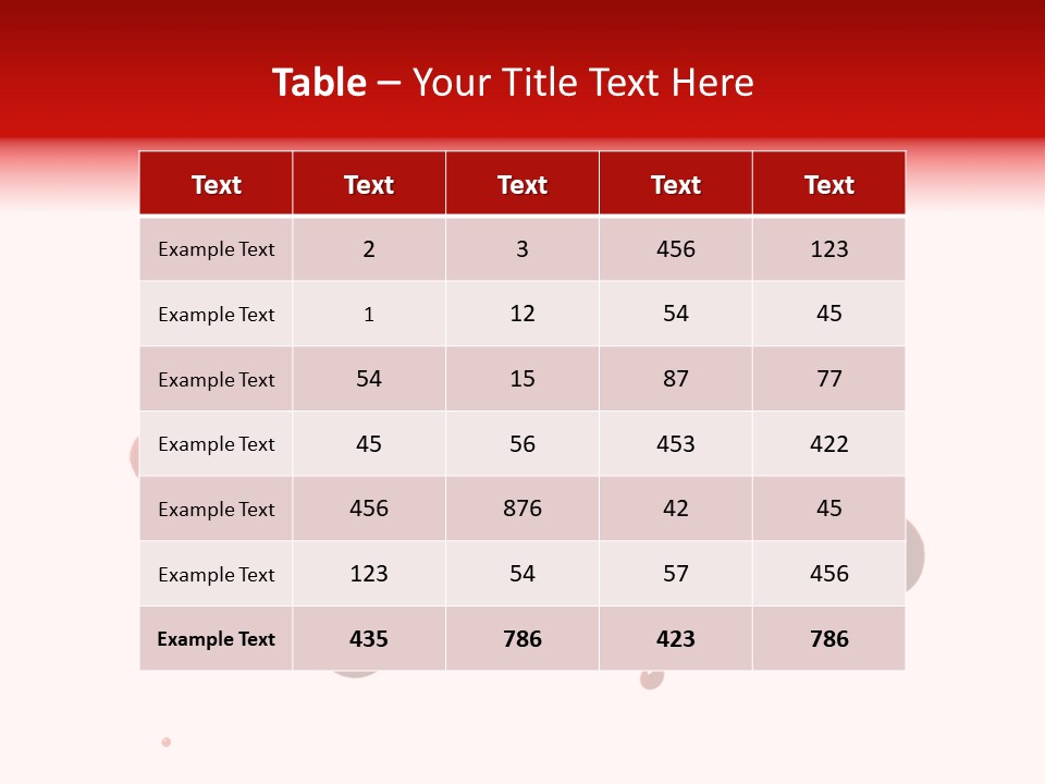 Bloodstains Vibrant Blood PowerPoint Template