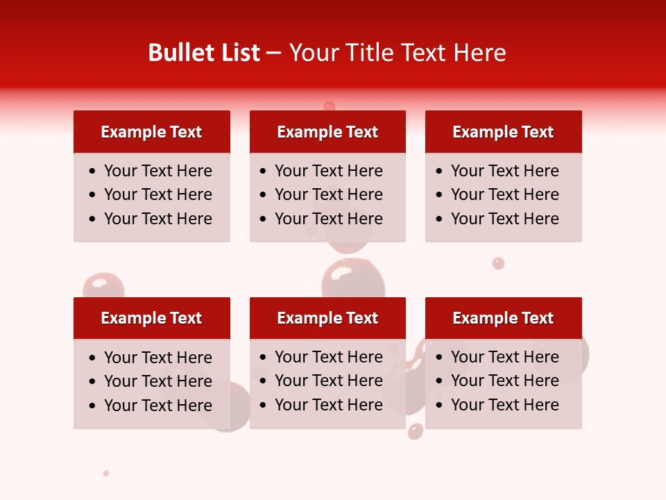 Bloodstains Vibrant Blood PowerPoint Template