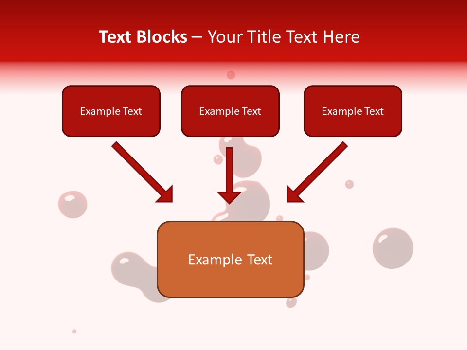 Bloodstains Vibrant Blood PowerPoint Template