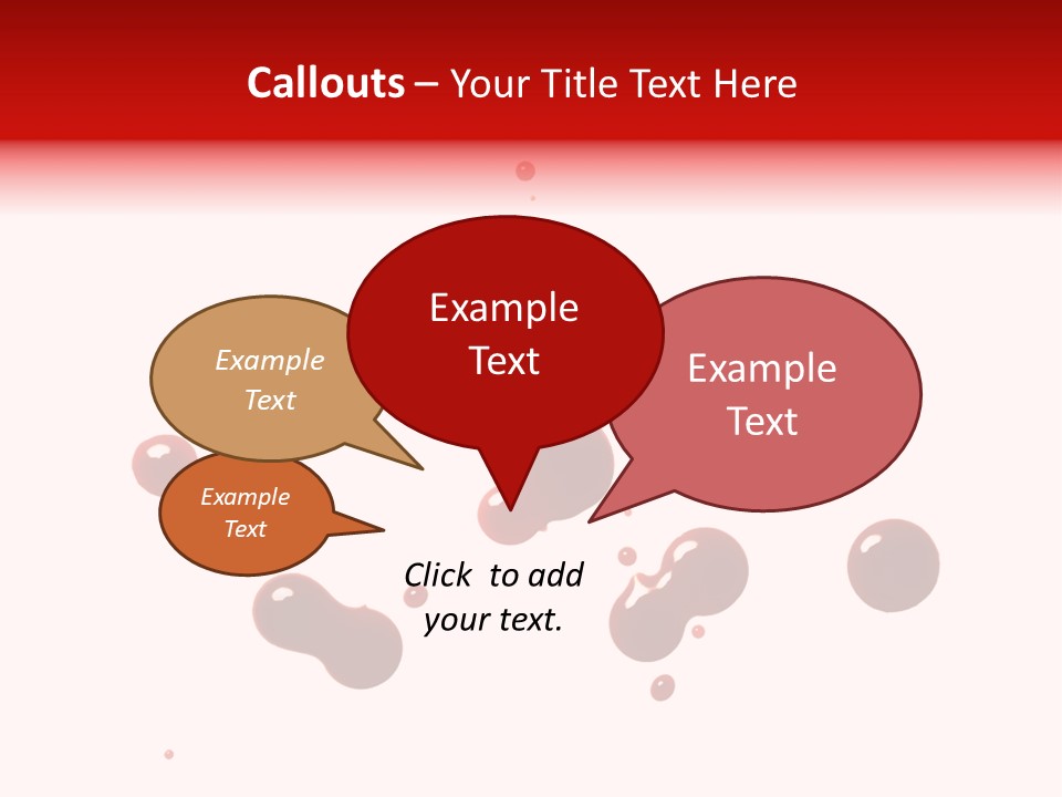 Bloodstains Vibrant Blood PowerPoint Template
