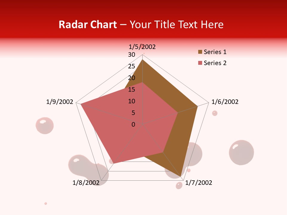 Bloodstains Vibrant Blood PowerPoint Template