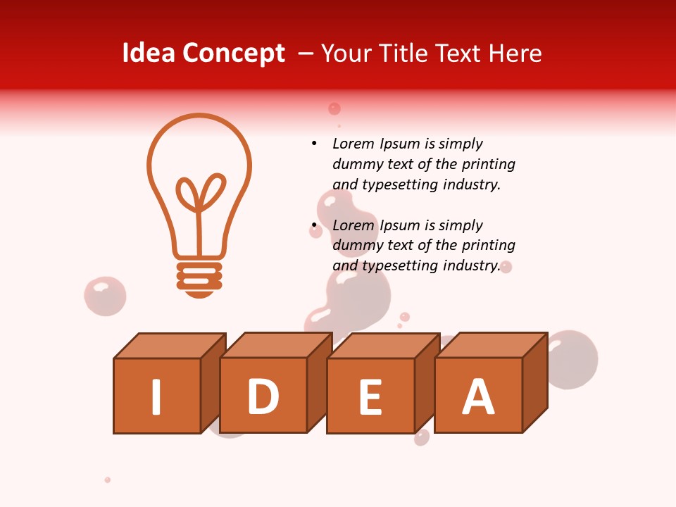 Bloodstains Vibrant Blood PowerPoint Template