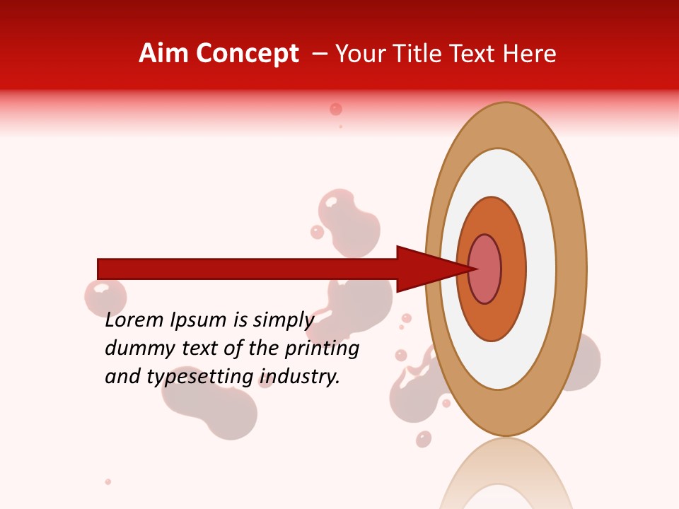 Bloodstains Vibrant Blood PowerPoint Template