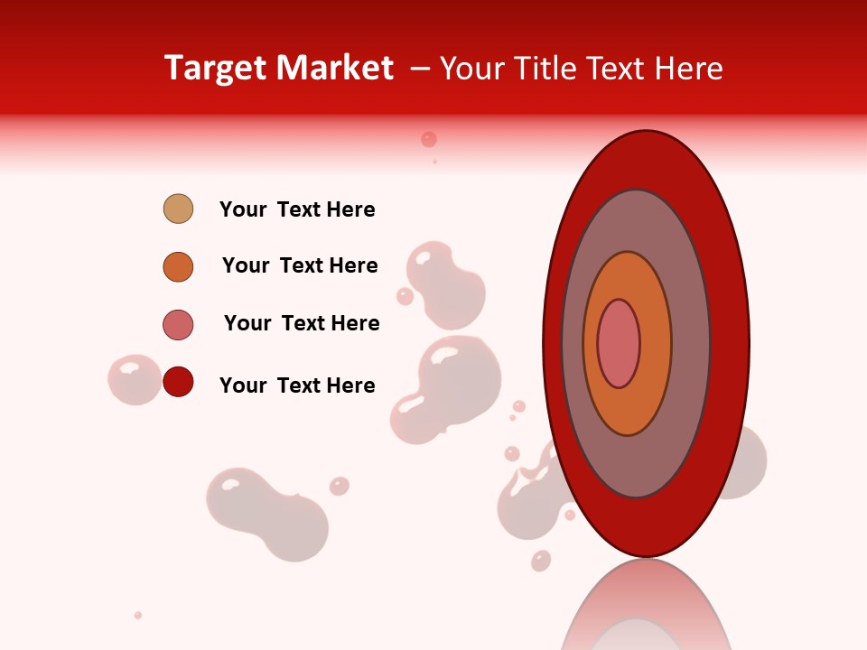 Bloodstains Vibrant Blood PowerPoint Template