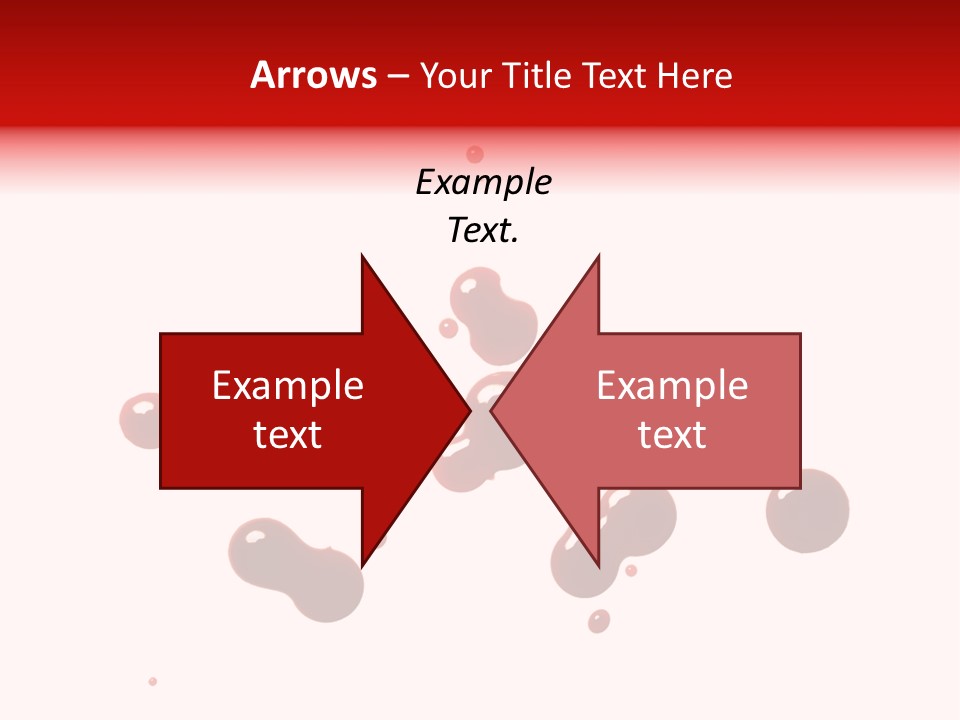 Bloodstains Vibrant Blood PowerPoint Template