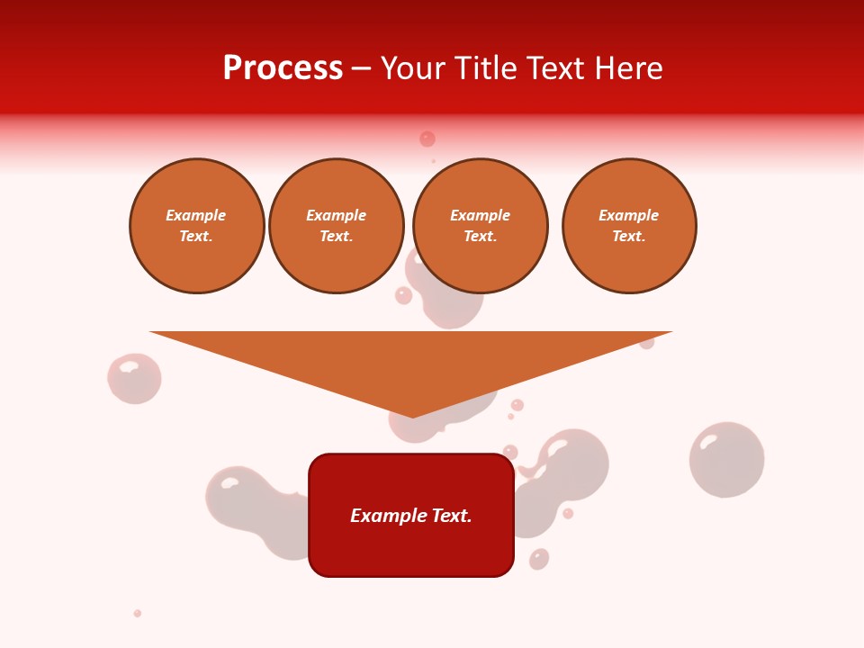 Bloodstains Vibrant Blood PowerPoint Template