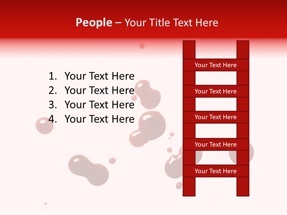 Bloodstains Vibrant Blood PowerPoint Template