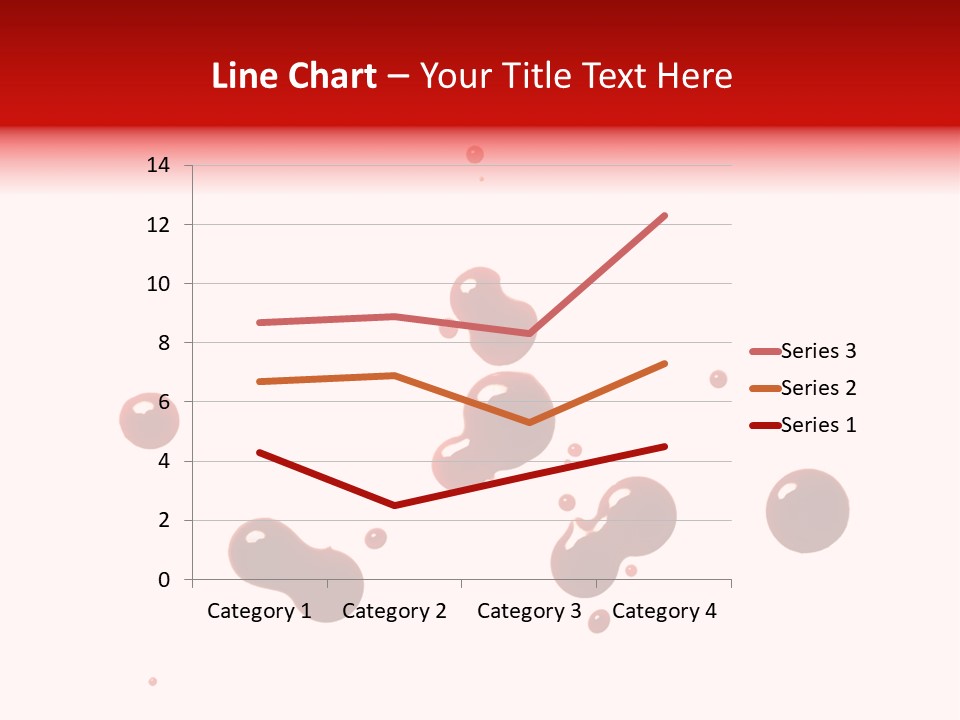 Bloodstains Vibrant Blood PowerPoint Template