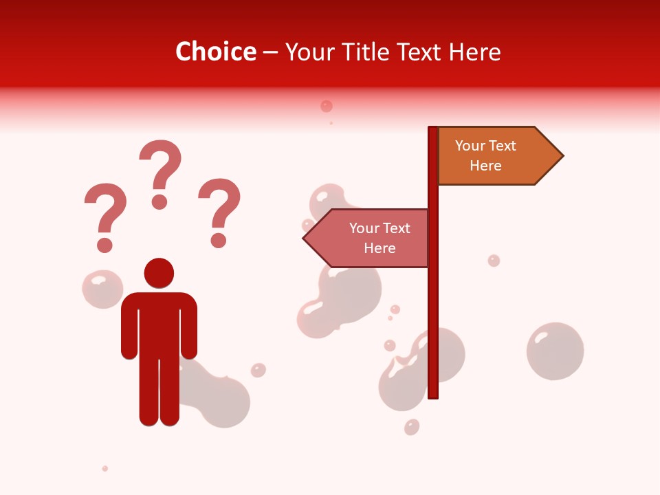 Bloodstains Vibrant Blood PowerPoint Template