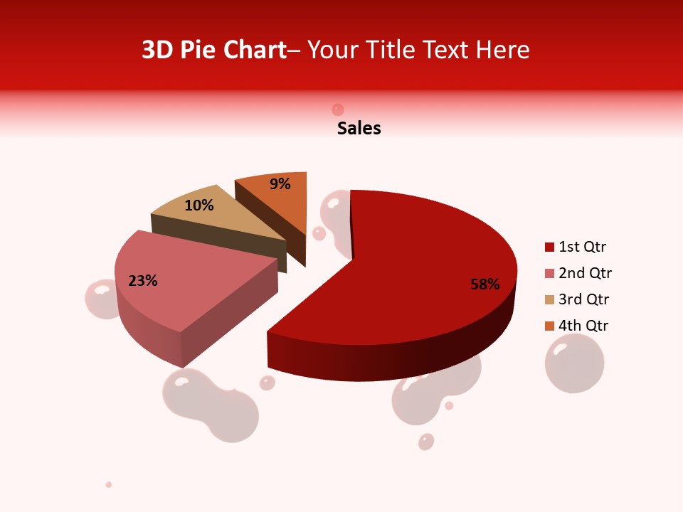 Bloodstains Vibrant Blood PowerPoint Template