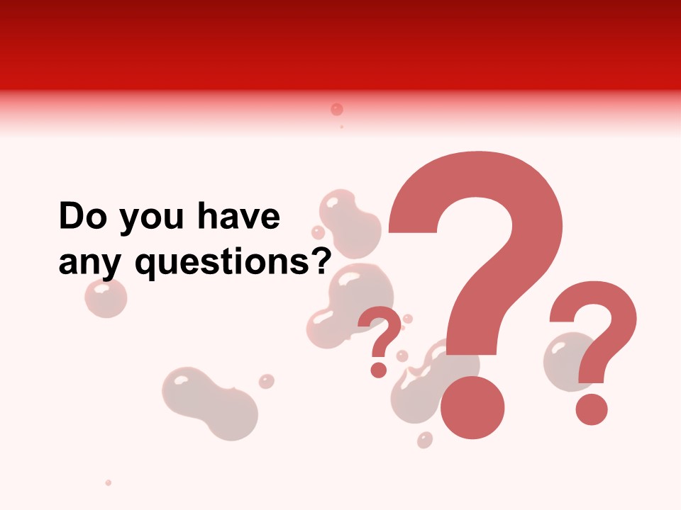 Bloodstains Vibrant Blood PowerPoint Template