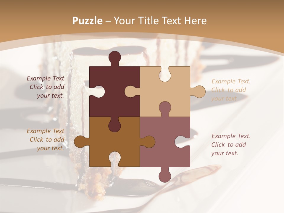 Isolated Sugar Decoration PowerPoint Template