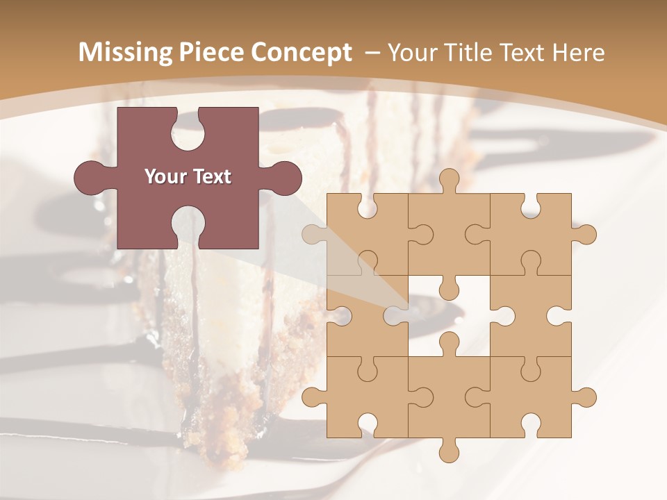 Isolated Sugar Decoration PowerPoint Template