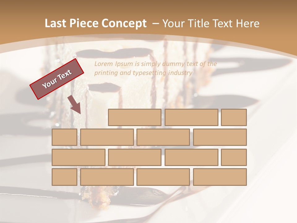 Isolated Sugar Decoration PowerPoint Template