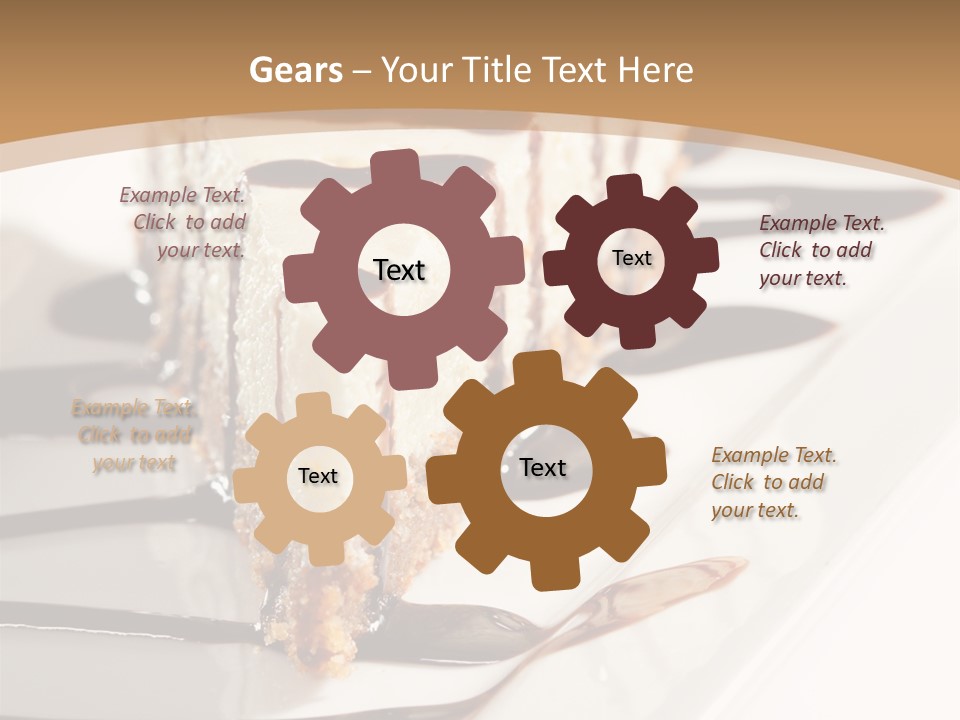 Isolated Sugar Decoration PowerPoint Template