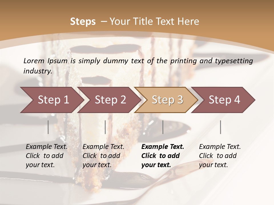 Isolated Sugar Decoration PowerPoint Template