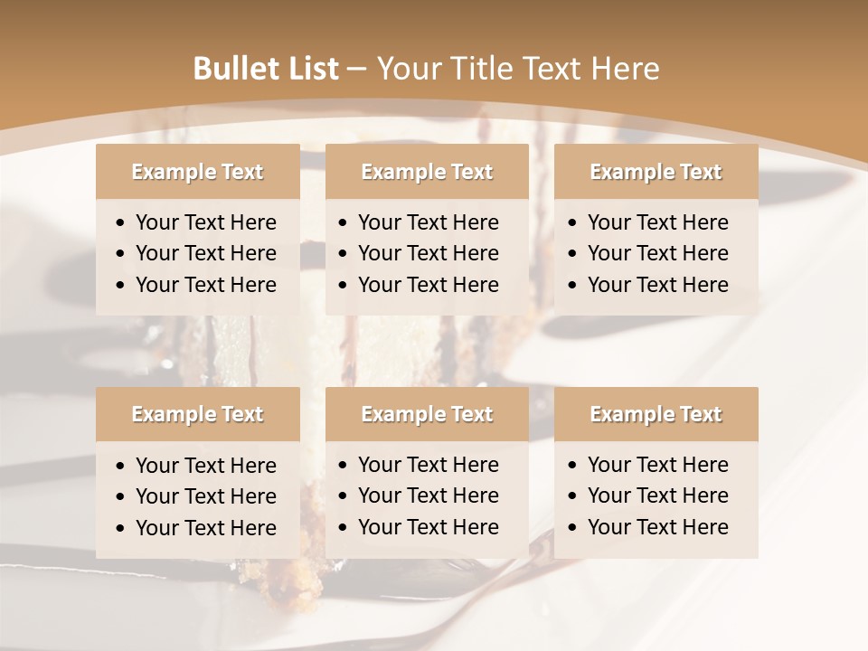 Isolated Sugar Decoration PowerPoint Template