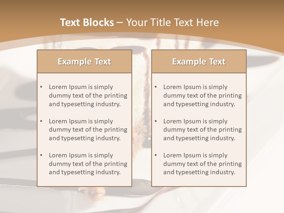 Isolated Sugar Decoration PowerPoint Template